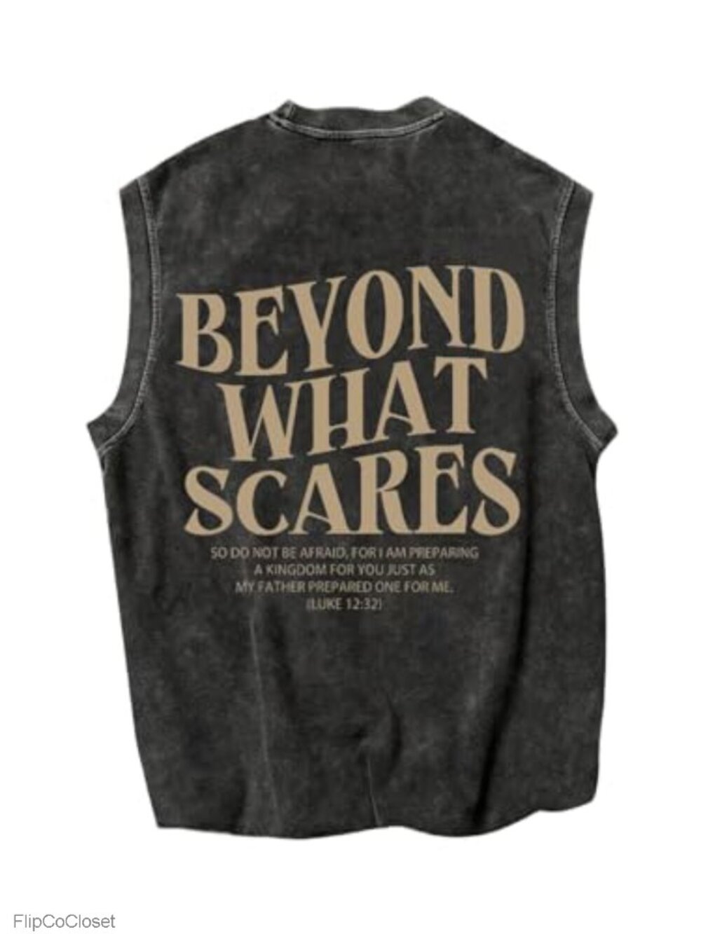 Vintage Graphic Sleeveless Tank Top Loose Washed Streetwear Gym Shirt